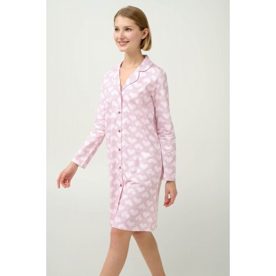 Χειμερινό Κουμπωτό Φουτερ Νυχτικό ROSE ELEGANCE (23231-ROSE ELEGANCE)