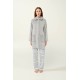 Γυναικεία Ρόμπα Fleece με Κουμπιά GRAY SILVER (23281-GRAY SILVER) Γυναικεία Ρόμπα Fleece με Κουμπιά GRAY SILVER (23281-GRAY SILVER)
