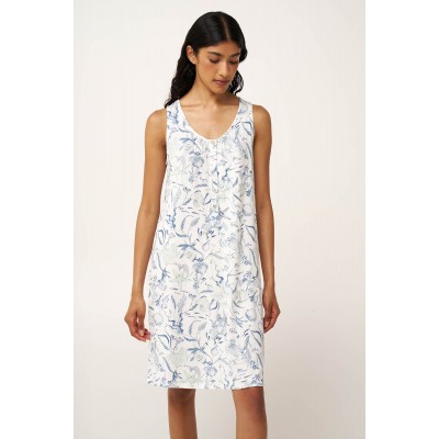 Micromodal Νυχτικό με Πατιλέτα BLUE RAIN (24082-BLUE RAIN)