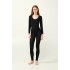 Μονόχρωμο Micromodal Κορμάκι BLACK (23819-BLACK)