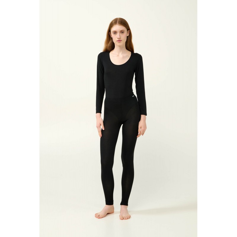 Μονόχρωμο Micromodal Κορμάκι BLACK (23819-BLACK)