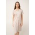 Φλοράλ Νυχτικό Cotton-Modal με Πατιλέτα MINT GRAY (24077-MINT GRAY)