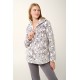 Κοντή Fleece Ρόμπα με Φερμουάρ LIGHT GRAY (21457-LIGHT GRAY)