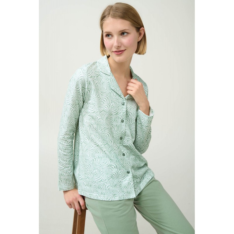 Γυναικεία Κουμπωτή Φούτερ Πυτζάμα GREEN FROSTY (23262-GREEN FROSTY) Γυναικεία Κουμπωτή Φούτερ Πυτζάμα GREEN FROSTY (23262-GREEN FROSTY)