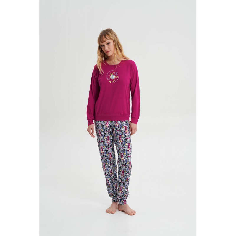 Πυτζάμα με Μακρύ Μανίκι FUCHSIA BERRY (19422-FUCHSIA BERRY) Πυτζάμα με Μακρύ Μανίκι FUCHSIA BERRY (19422-FUCHSIA BERRY)