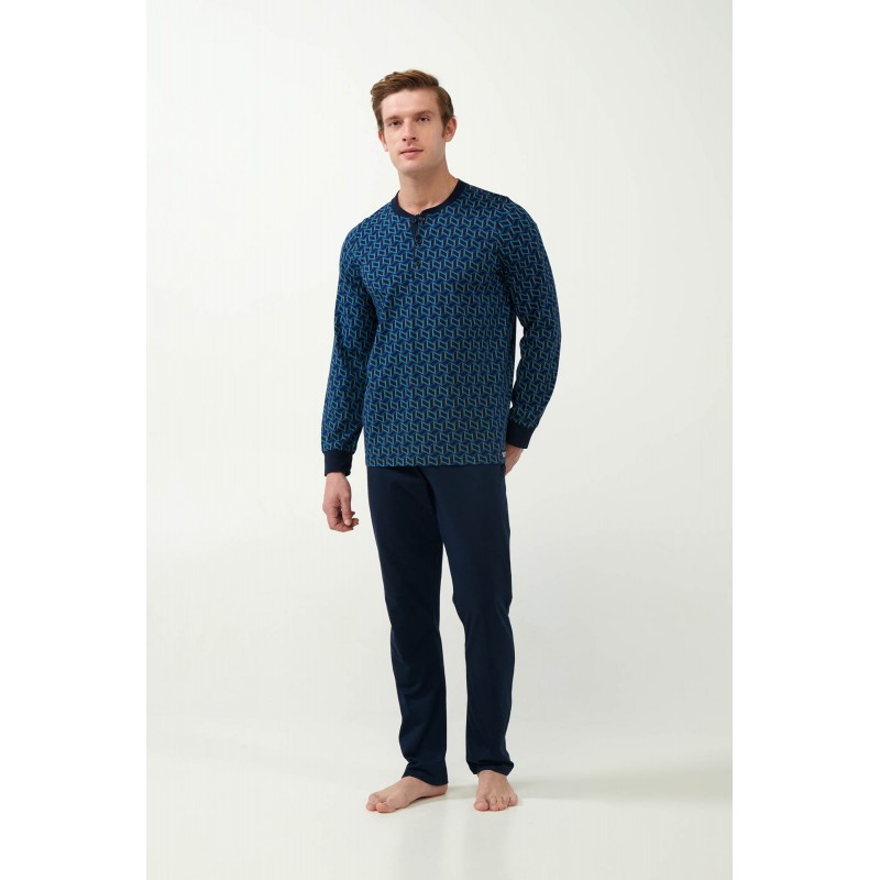 Πυτζάμα S. Jersey με Γεωμετρικό Μοτίβο Κύβων BLUE (21680-BLUE) Πυτζάμα S. Jersey με Γεωμετρικό Μοτίβο Κύβων BLUE (21680-BLUE)