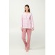 Γυναικεία Φούτερ Πυτζάμα με Πατιλέτα ROSE ELEGANCE (23233-ROSE ELEGANCE) Γυναικεία Φούτερ Πυτζάμα με Πατιλέτα ROSE ELEGANCE (23233-ROSE ELEGANCE)