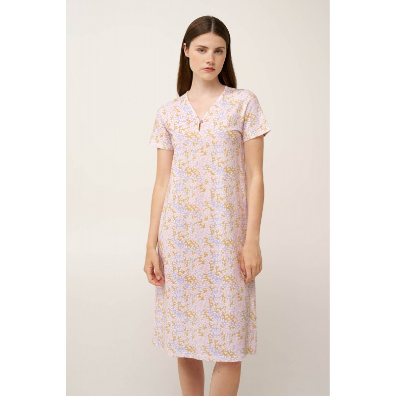 Βαμβακερό Νυχτικό με V Λαιμόκοψη LILLA PASTEL (24300-LILLA PASTEL) Βαμβακερό Νυχτικό με V Λαιμόκοψη LILLA PASTEL (24300-LILLA PASTEL)