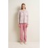 Γυναικεία Κουμπωτή Βαμβακερή Πυτζάμα PINK CYCLAMEN (25242-PINK CYCLAMEN)