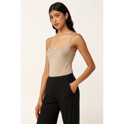 Γυναικείο Micromodal Φανελάκι με Τιράντες BEIGE TAUPE (24171-BEIGE TAUPE)