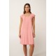 Micromodal Πουά Νυχτικό με Πατιλέτα PINK TAN (24061-PINK TAN)