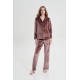 Κουμπωτή Πυτζάμα ROSE DUSTY (19345-ROSE DUSTY) Κουμπωτή Πυτζάμα ROSE DUSTY (19345-ROSE DUSTY)