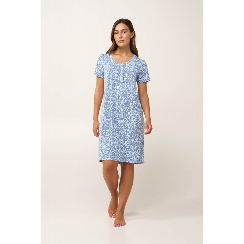 Νυχτικό Micromodal με Πατιλέτα BLUE RAIN (24923-BLUE RAIN) Νυχτικό Micromodal με Πατιλέτα BLUE RAIN (24923-BLUE RAIN)
