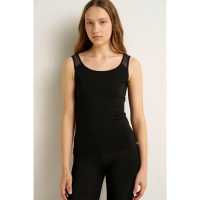Γυναικείο Αμάνικο Micromodal Φανελάκι BLACK (25154-BLACK)