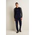 Ανδρική Velvet Πυτζάμα με Μανσέτες BLUE BLAZER (25693-BLUE BLAZER)
