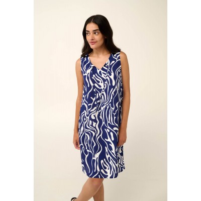 Αμάνικο Καλοκαιρινό Φόρεμα από Ποπλίνα BLUE PRINT (22404-BLUE PRINT)