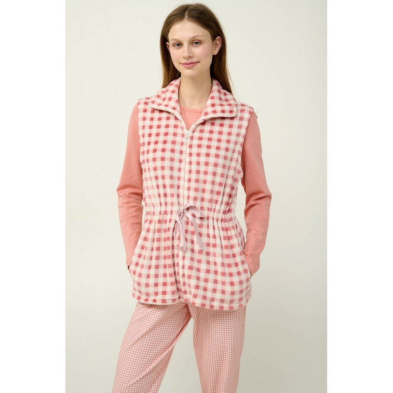Χειμερινό Γυναικείο Σετ 3 Τεμαχίων PINK TAN (23316-PINK TAN) Χειμερινό Γυναικείο Σετ 3 Τεμαχίων PINK TAN (23316-PINK TAN)