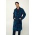 Μακριά Ανδρική Καρό Ρόμπα BLUE (23791-BLUE)