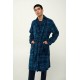 Μακριά Ανδρική Καρό Ρόμπα BLUE (23791-BLUE) Μακριά Ανδρική Καρό Ρόμπα BLUE (23791-BLUE)