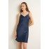 Νυχτικό Σατέν με Τιράντες BLUE RAF (25125-BLUE RAF)