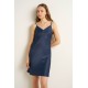 Νυχτικό Σατέν με Τιράντες BLUE RAF (25125-BLUE RAF) Νυχτικό Σατέν με Τιράντες BLUE RAF (25125-BLUE RAF)