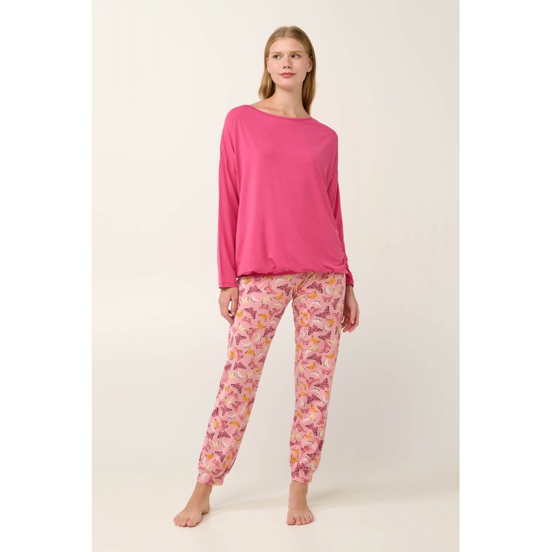 Micromodal Γυναικείες Πυτζάμες σε ροζ αποχρώσεις ROSE VINKA (21970-ROSE VINKA)