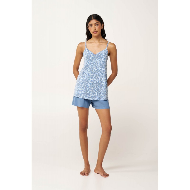 Φλοράλ Baby Doll Micromodal BLUE RAIN (24097-BLUE RAIN) Φλοράλ Baby Doll Micromodal BLUE RAIN (24097-BLUE RAIN)