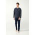 Πυτζάμα S. Jersey με Γεωμετρικό Μοτίβο Ρόμβων BLUE (21690-BLUE)
