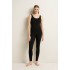 Γυναικείο Μονόχρωμο Punto Κολάν BLACK (25175-BLACK)