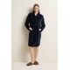 Γυναικεια Σταυρωτή Fleece Ρόμπα BLUE (25280-BLUE)