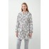 Σταυρωτή Fleece Ρόμπα με Λαγουδάκια LIGHT GRAY (21462-LIGHT GRAY)