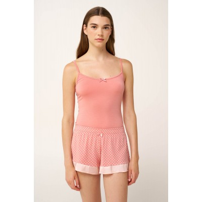 Γυναικείο Micromodal Φανελάκι με Τιράντες PINK TAN (24068-PINK TAN)