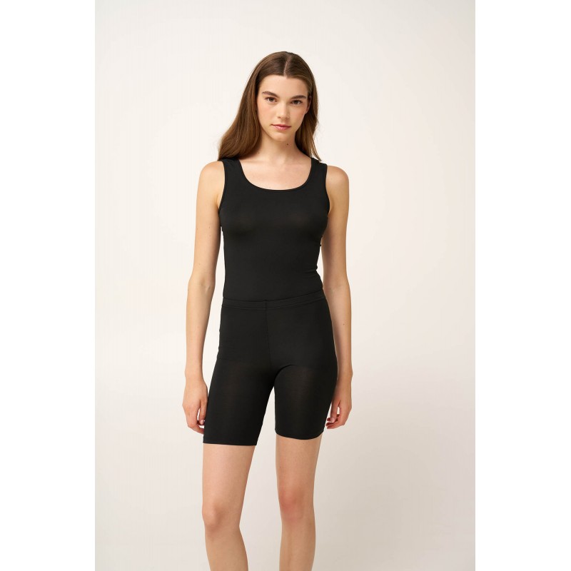 Γυναικείο Αμάνικο Φανελάκι Micromodal BLACK (24172-BLACK)