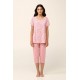 Γυναικεία Πυτζάμα Micromodal με Πατιλέτα PINK BLUSH (22003-PINK BLUSH)