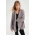 Ζακέτα με Τσέπες GRAY MAUVE (70083-GRAY MAUVE)