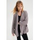 Ζακέτα με Τσέπες GRAY MAUVE (70083-GRAY MAUVE)