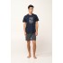 Ανδρική Βαμβακερή Πυτζάμα με Τύπωμα BLUE (24600-BLUE)