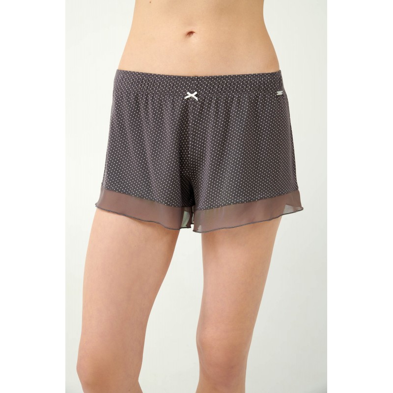 Micromodal Πουά Cheeky Σορτσάκι GRAY MAUVE (21818-GRAY MAUVE)