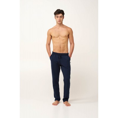 Ανδρικό Βαμβακερό Μακρύ Παντελόνι BLUE (24840-BLUE)
