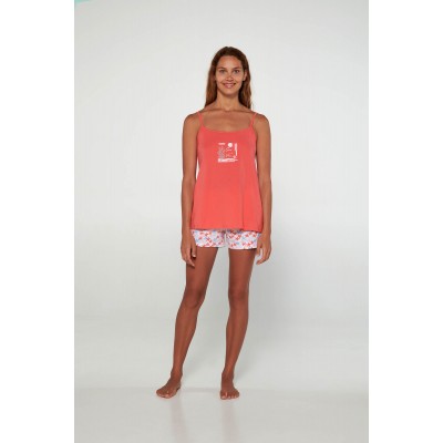 Εμπριμέ Baby Doll CORAL BERRY (20284-CORAL BERRY)