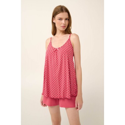 Micromodal Babydoll σε Χαλαρή Γραμμή ROSE TAUPE (22076-ROSE TAUPE)