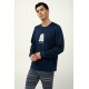 Ανδιρκή Βαμβακερή Πυτζάμα με Μανσέτες BLUE (23601-BLUE) Ανδιρκή Βαμβακερή Πυτζάμα με Μανσέτες BLUE (23601-BLUE)