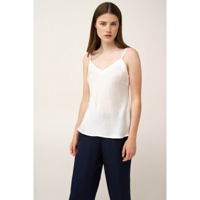 Γυναικείο Σατέν Φανελάκι με Τιράντες CREAM (24178-CREAM)