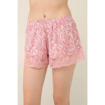 Micromodal Cheeky Σορτσάκι με Δαντέλα PINK BLUSH (22813-PINK BLUSH)