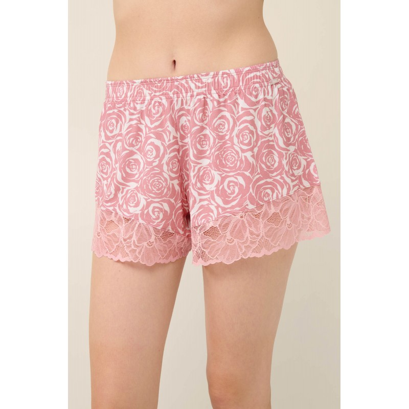 Micromodal Cheeky Σορτσάκι με Δαντέλα PINK BLUSH (22813-PINK BLUSH)