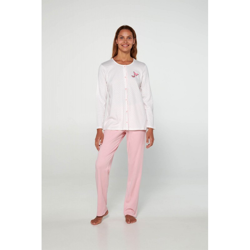 Πυτζάμα με Κουμπιά PINK BLUSH (19516-PINK BLUSH) Πυτζάμα με Κουμπιά PINK BLUSH (19516-PINK BLUSH)