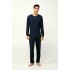 Ανδρική Πυτζάμα Micromodal με Μανσέτες BLUE BLAZER (23850-BLUE BLAZER)