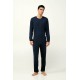 Ανδρική Πυτζάμα Micromodal με Μανσέτες BLUE BLAZER (23850-BLUE BLAZER) Ανδρική Πυτζάμα Micromodal με Μανσέτες BLUE BLAZER (23850-BLUE BLAZER)