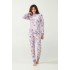 Πυτζάμα Interlock με Fleece Μανσέτες LAVENDER SWEET (21302-LAVENDER SWEET)