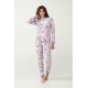 Πυτζάμα Interlock με Fleece Μανσέτες LAVENDER SWEET (21302-LAVENDER SWEET)